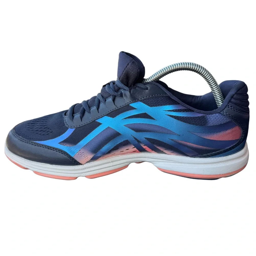 Ryka Devotion Plus 3 Walking Athletic Shoe Navy Blue Iridescent Overlay - Picture 3 of 16